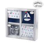 Load image into Gallery viewer, Mother&#39;s Choice 4 Piece Layette Set (Sailboat/ IT2287)
