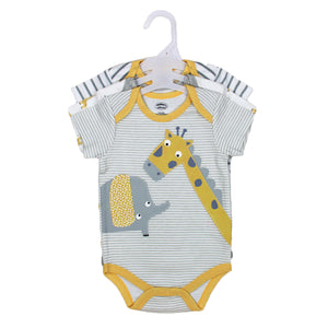 Mother's Choice 3 Pack Short Sleeves Onesie (Giraffe/IT2350)