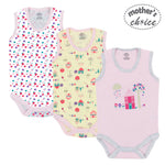 Load image into Gallery viewer, Mother&#39;s Choice 3 Pack Sleeveless Onesie (Sweet Home/IT2356)
