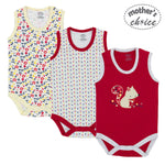 Load image into Gallery viewer, Mother&#39;s Choice 3 Pack Sleeveless Onesie (Sweet Racoon/IT2357)
