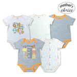 Load image into Gallery viewer, Mother&#39;s Choice 5 Pack Short Sleeve Onesie (Growing Up/IT2489)
