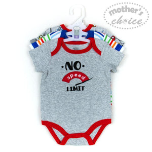 Mother's Choice 3 Pack Short Sleeves Onesie (No Speed Limit/IT2817)