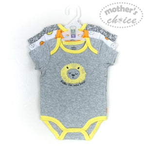 Mother's Choice 3 Pack Short Sleeves Onesie (Hello, Im New Here/IT2819)