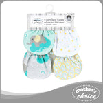 Load image into Gallery viewer, Mother&#39;s Choice 4 Pack Newborn Scratch Mittens (IT3530/Blue Elephant)
