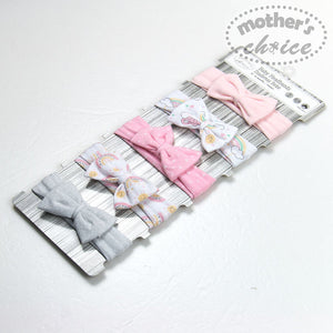 Mother's Choice 5 Piece Baby Headband Set (IT3533/Pink Elephant)
