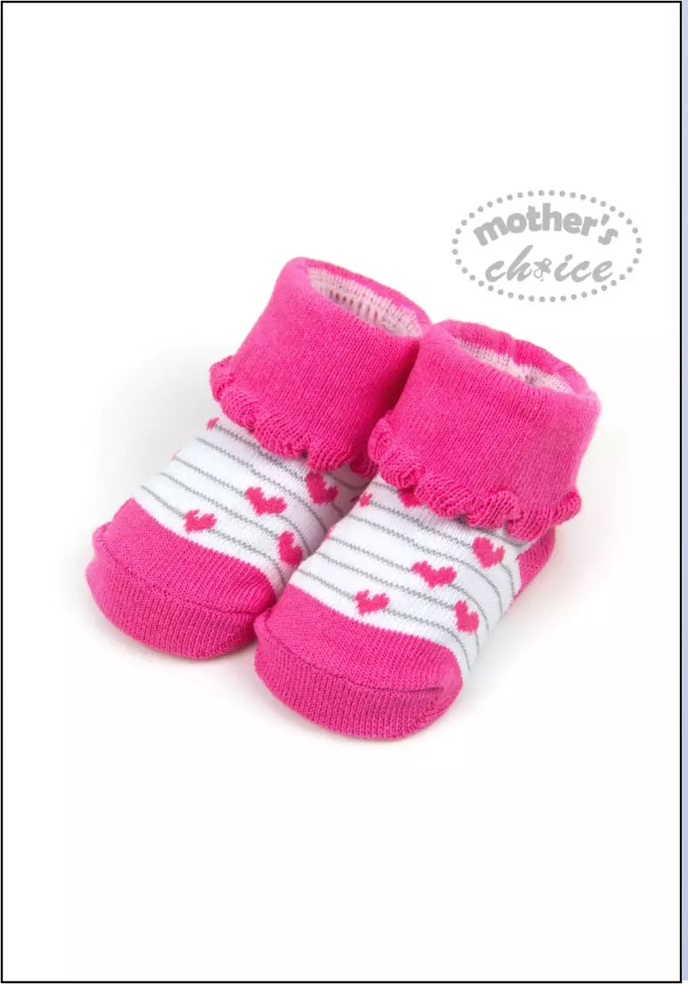 Mother's Choice 4 Pack Infant Gift Box Socks (IT3541)