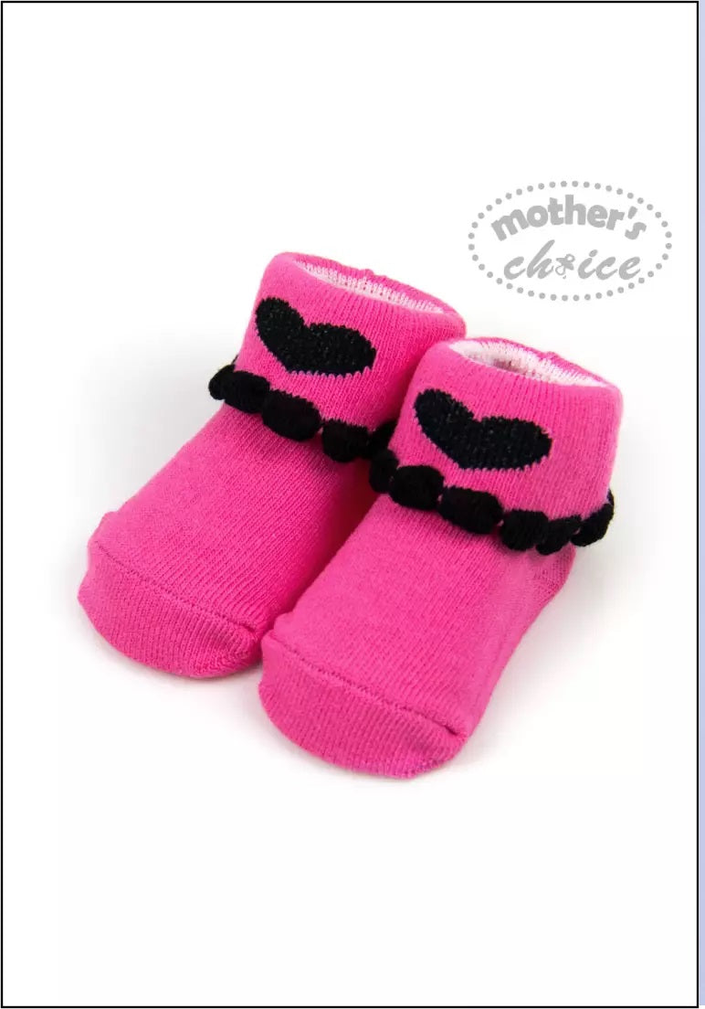 Mother's Choice 4 Pack Infant Gift Box Socks (IT3541)