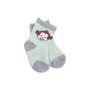 Mother's Choice 3 Pack Bodysuit, Shorts and Socks Set (IT3625/Cute Monkey)