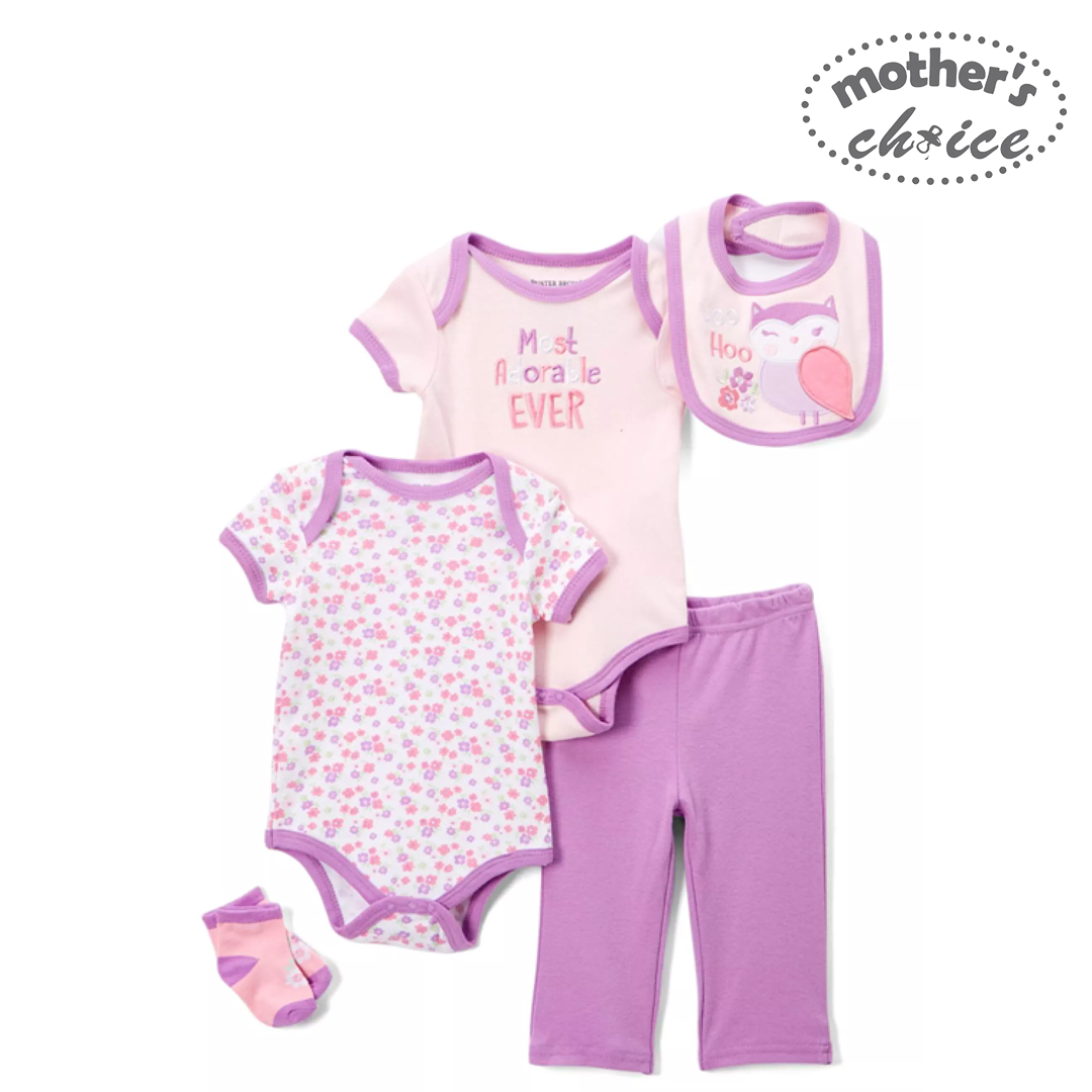 Mother's Choice 5 Piece Clothing Set (Adorable Me/ IT9008)
