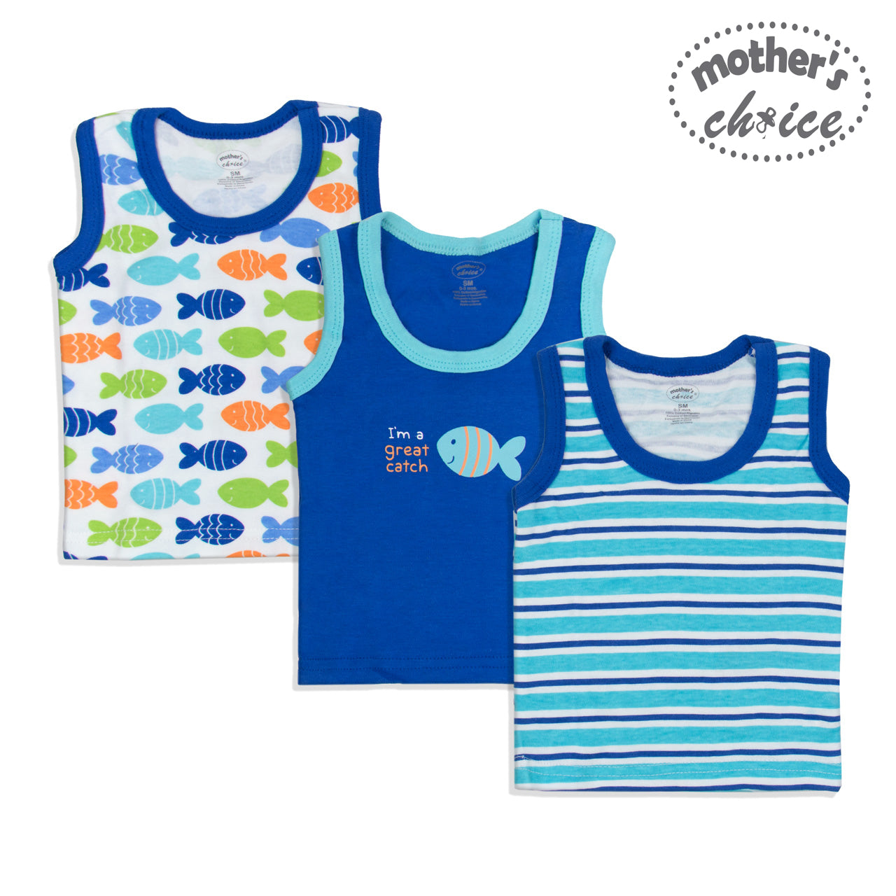 Mother's Choice 3 Pack Sleeveless Tank Top Tees (Im a Great Catch/IT9049)