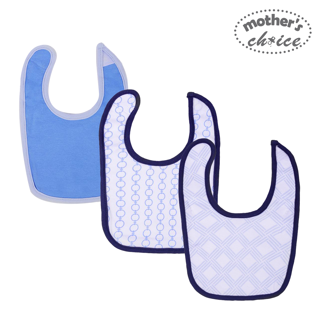 Mother's Choice 3 Pack Bibs & 3 Pack Burf Cloths Set (IT9255)