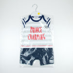 Load image into Gallery viewer, Mother&#39;s Choice 1 Piece Baby Short Sleeve Romper (Prince Charming/IT9560)

