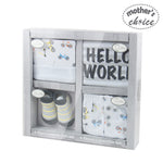 Load image into Gallery viewer, Mother&#39;s Choice 4 Piece Layette Set (Hello World / IT2288)

