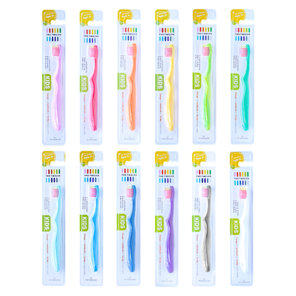 The Twelve Kids Toothbrush in Vivid Color 1 piece (Ages 3+)