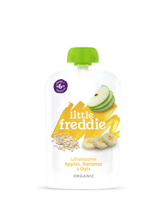 Little Freddie Wholesome Apples, Banana and Oats 100g