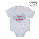Load image into Gallery viewer, Mother&#39;s Choice 1 Piece Onesies Bodysuit (Born to Shine/IT1432)
