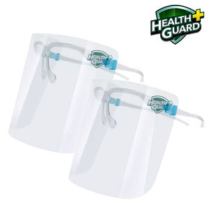 Health Guard 2 pcs Reusable Protective Face Shields with Box (HH-015)