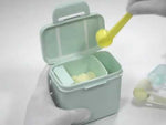 Load and play video in Gallery viewer, Ankou Multifunction Airtight Mini Milk Storage With Scoop 350ml (Rectangular)
