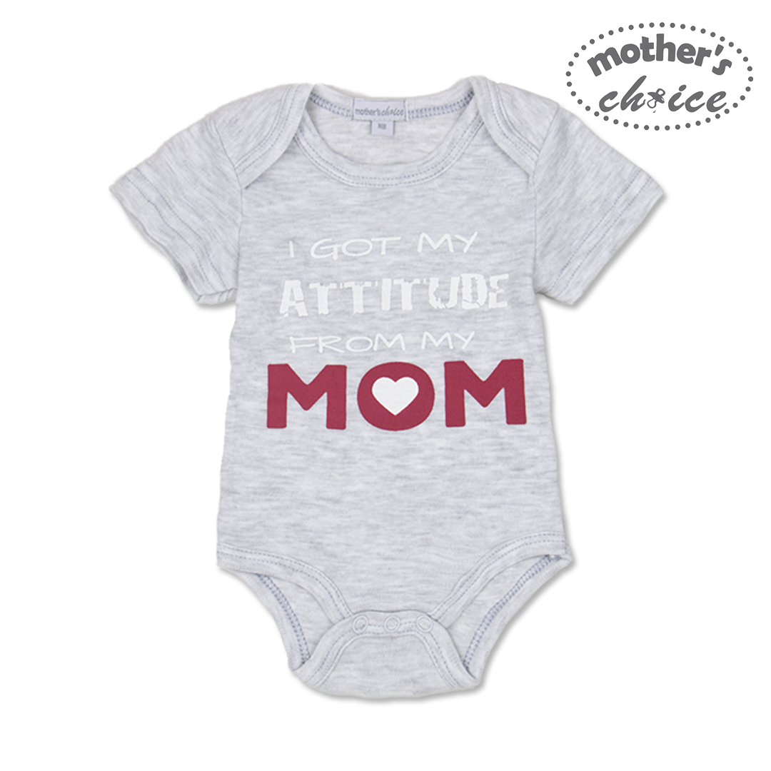 Mother's Choice 1 Piece Onesies Bodysuit (Mom's Attitude/IT1433)