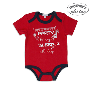 Mother's Choice 1 Piece Onesies Bodysuit (Party All Night/IT1437)