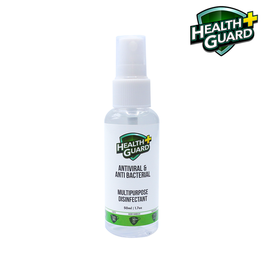 Health Guard Anti-Viral & Anti-Bacterial Multipurpose Disinfectant Bottle Spray 50ml (HG-BS)